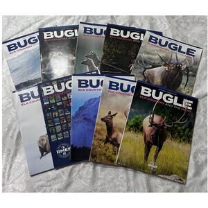 10 Copies RMEF BUGLE Magazines Various Dates Rocky Mountain Elk Hunting #2